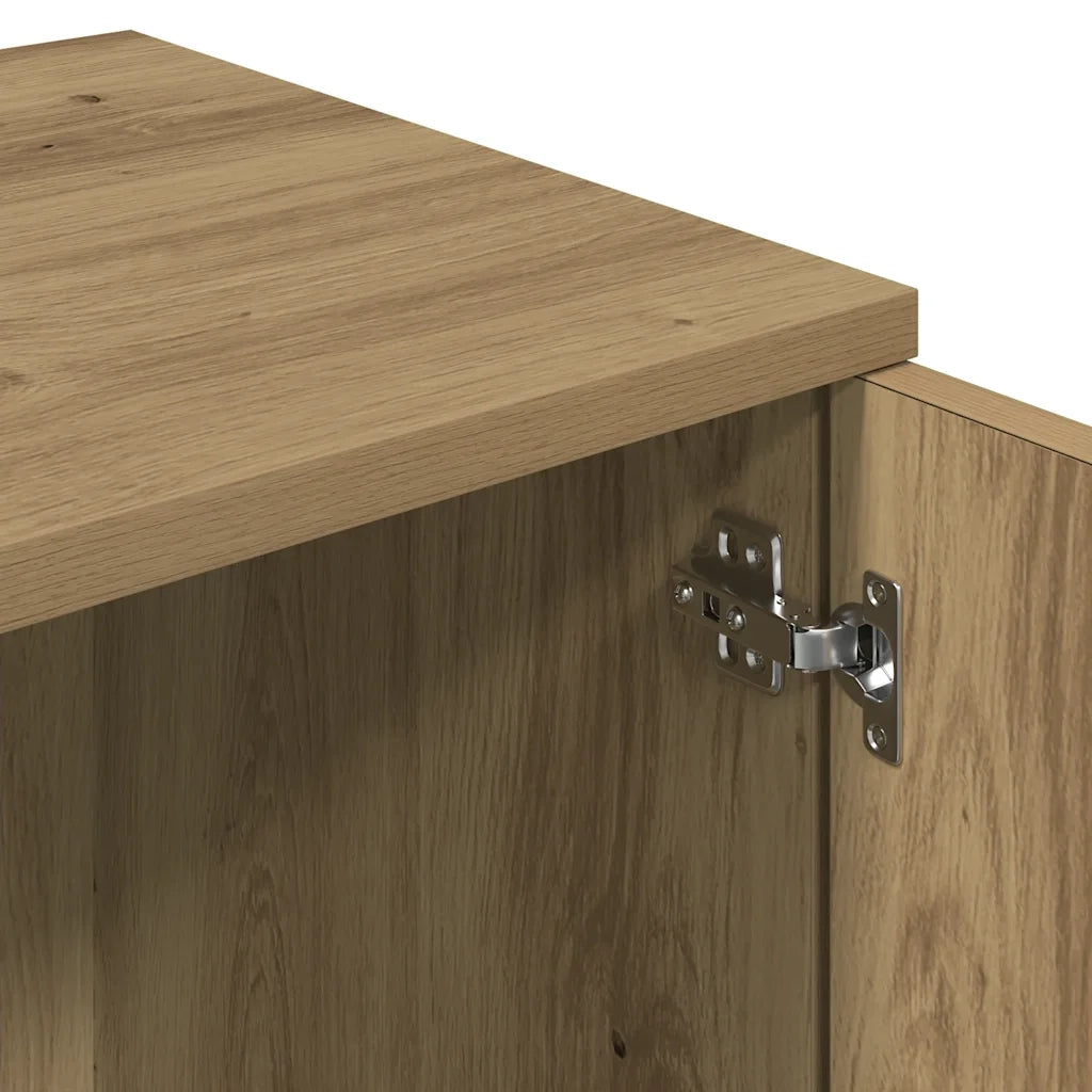 Mobile Porta TV Rovere Artigianale Legno Multistrato 855975