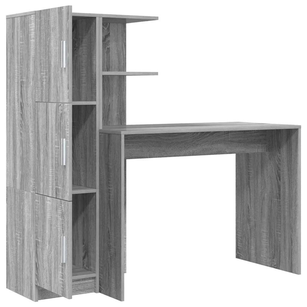 Scrivania 2 pcs Grigio Sonoma 3337294
