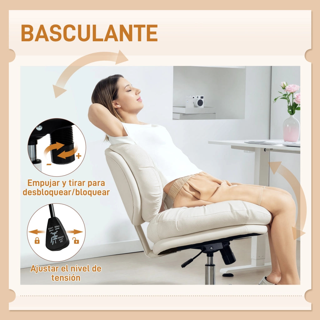 Sedia da ufficio con schienale imbottito e braccioli ¨C Minimal ¨C Grigio