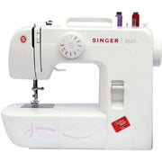 macchina cucire - singer start 1306, bianco, macchina da cucire automatica, 4 tempi, variabile, pulsanti, leva, meccanico - 0374318856230
