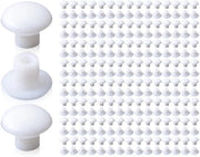 Gatdoppen in Polipropilene Ronde 5 mm - 400 Stuks - Utilizzati per Borse di Fori - per Viti - per Mobili - Doppi -
