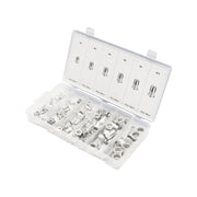 Set di dadi ribattini con bordo in alluminio, 150 pezzi