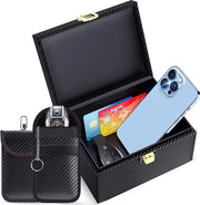 Scatola Faraday - Protezione RFID per Auto - Scatola Faraday per Chiavi di Auto - Scatola Faraday - Borsa Faraday
