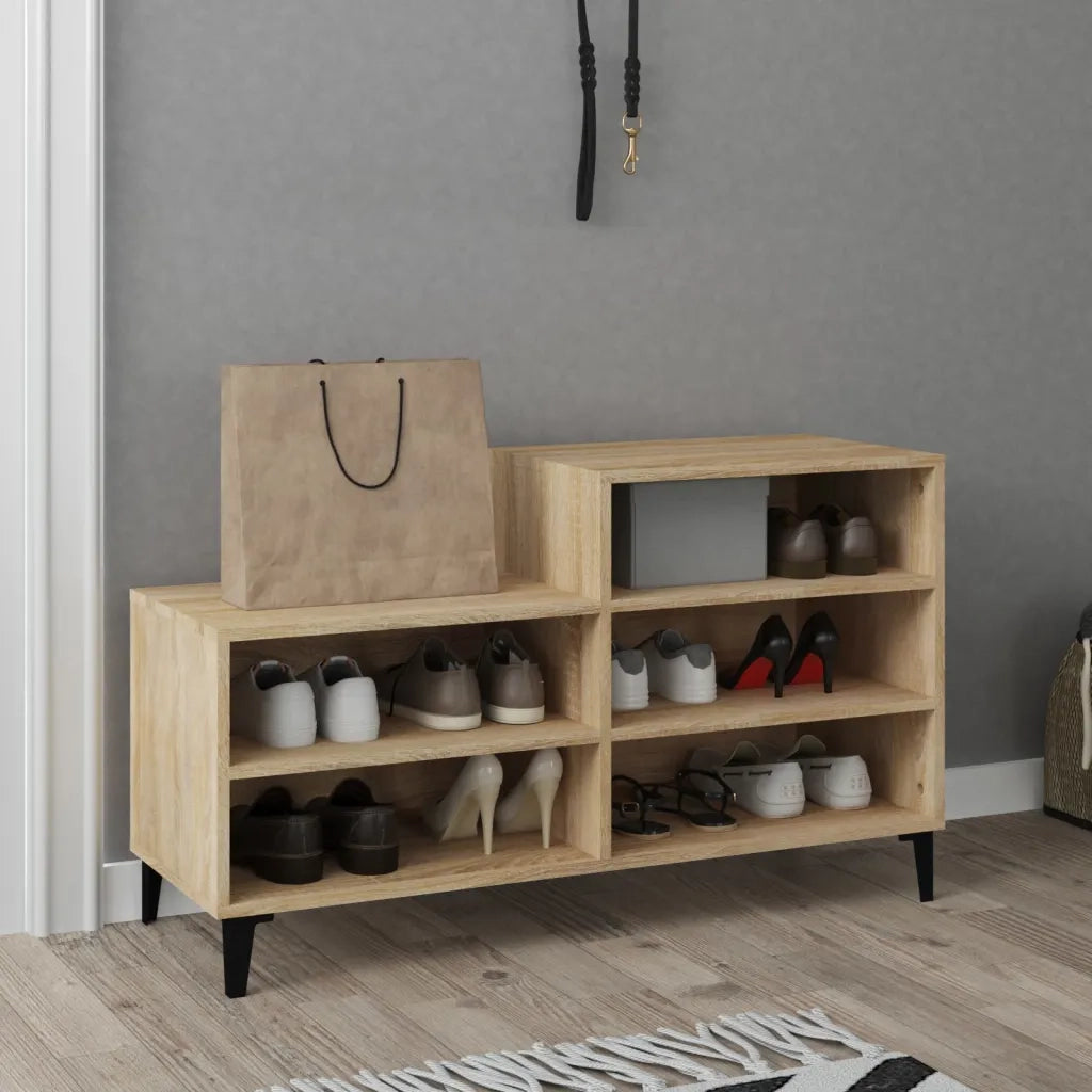Scarpiera | Mobile per scarpe Rovere Sonoma 102x36x60 cm in Legno Multistrato