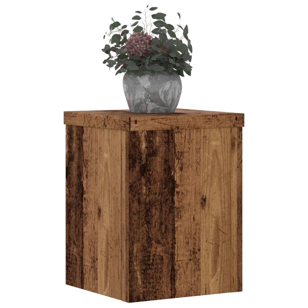 vidaXL Supporti per Piante 2 pz Legno 15x15x20 cm Legno Multistrato