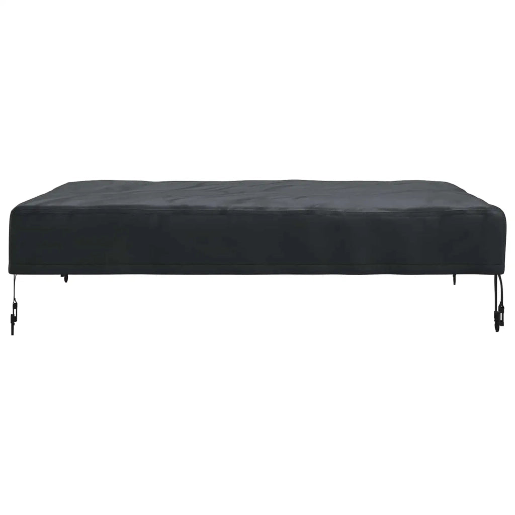 Copertura Tavolo Tinta unita Nero 92 x 92 x 15 cm Tessuto 4106080