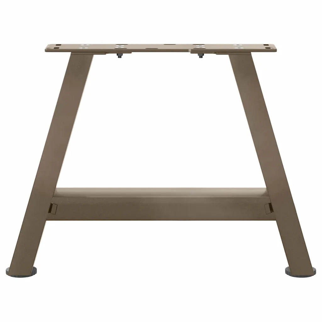vidaXL Gambe per Tavolino da Caffè a Forma di A 2 pz 40x(30-31) cm Acciaio