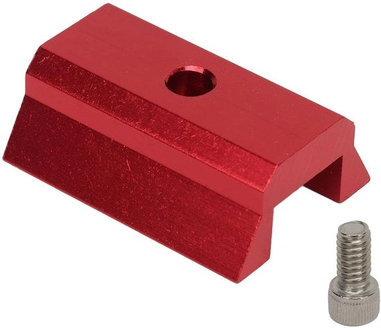 Base universale a stella a coda di rondine - 43 mm di lunghezza - filo 1/4 pollice - lega di alluminio - peso leggero 35 g - piatto a cerniera