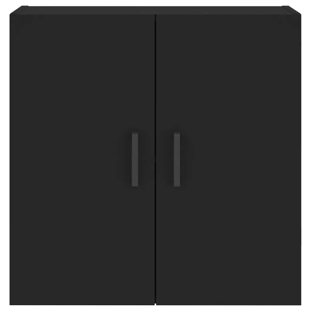 Armadietto a Muro Nero 60x31x60 cm in Legno Multistrato