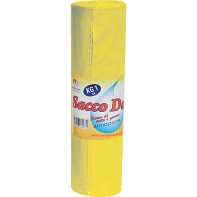 SACCO IMMONDIZIA CONDOMINIO - CM 90X120 GIALLO CF=PZ 8- 20 confezioni