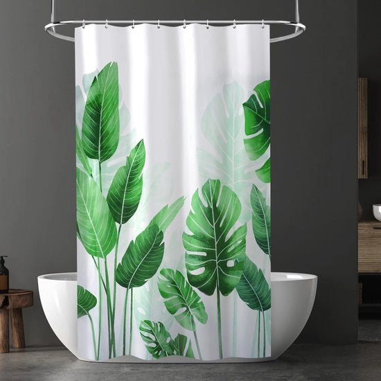 Douchegordino Antischimato - Impermeabile 180x200 cm - Cortina Bagno - Douchegordino con 12 Orecchioni - Poliestere di Alta Qualità - Prevenzione della Formazione di Schiume