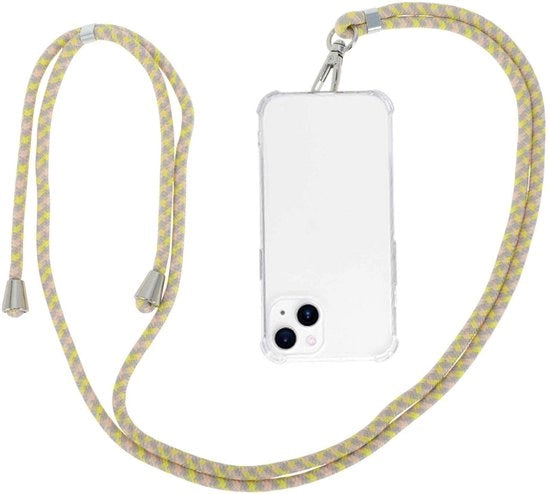 Cavo di ricarica per smartphone universale - Cavo con anello antislip - Cavo per smartphone con materiali resistenti all'acqua - Cavo per smartphone con struttura regolabile - Cavo per smartphone con struttura in poliestere resistente e leggero
