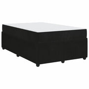 Letto matrimoniale | Letto per adulti | Struttura del letto con materasso Nero 120 x 200 cm Tessuto