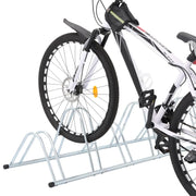 Supporto per 6 Bici da Pavimento Autoportante Acciaio Zincato 4005567