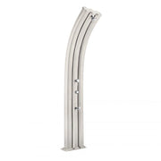 Doccia Solare Energy Pro 75Lt In Alluminio Con Pulsante Temporizzato E Lavapiedi  Colore Bianca Cv-A930/9001