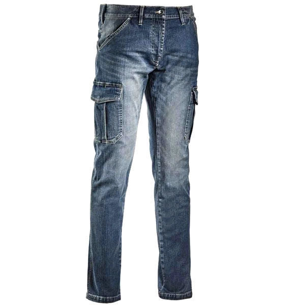 Diadora Pantalone Jeans Blu W. Taglia M Cargo Stone