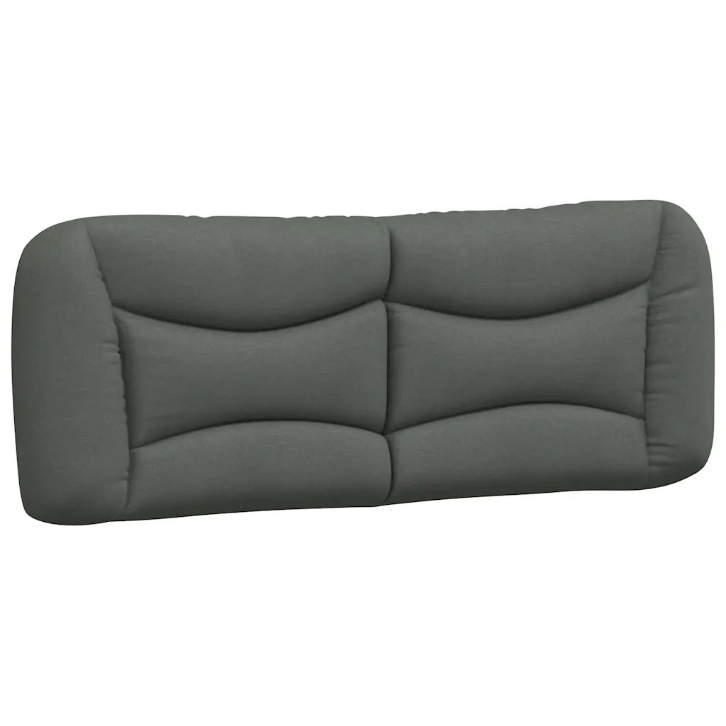 Giroletto senza Materasso-Struttura Letto Hvar Grigio Scuro 140x200 cm Tessuto