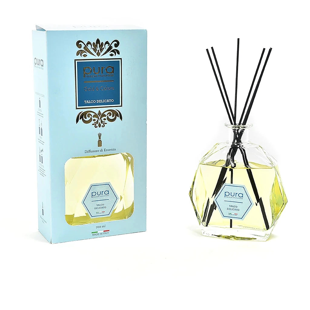 DIFFUSORE BACCHETTI PEONIA 700ML GOLD