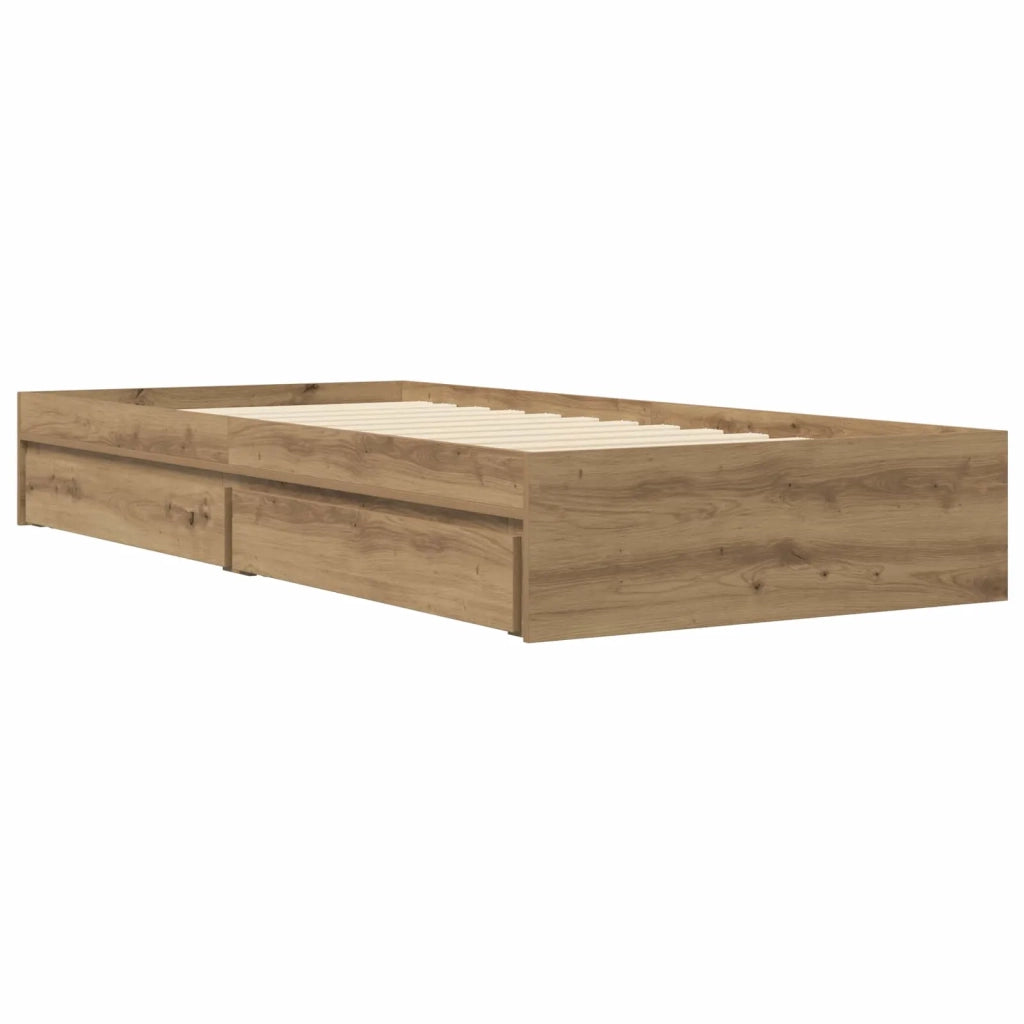 Telaio del letto con storage Rovere Artigianale 80 x 200 cm 3429596