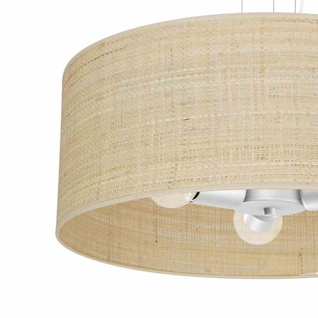 Lampadario sospensione Milagro Marshall MLP7490 Ø50 rattan