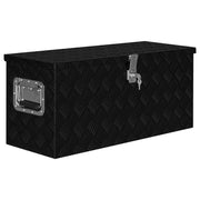 Scatola in alluminio nero 80 x 30 x 35 cm 02_0003210