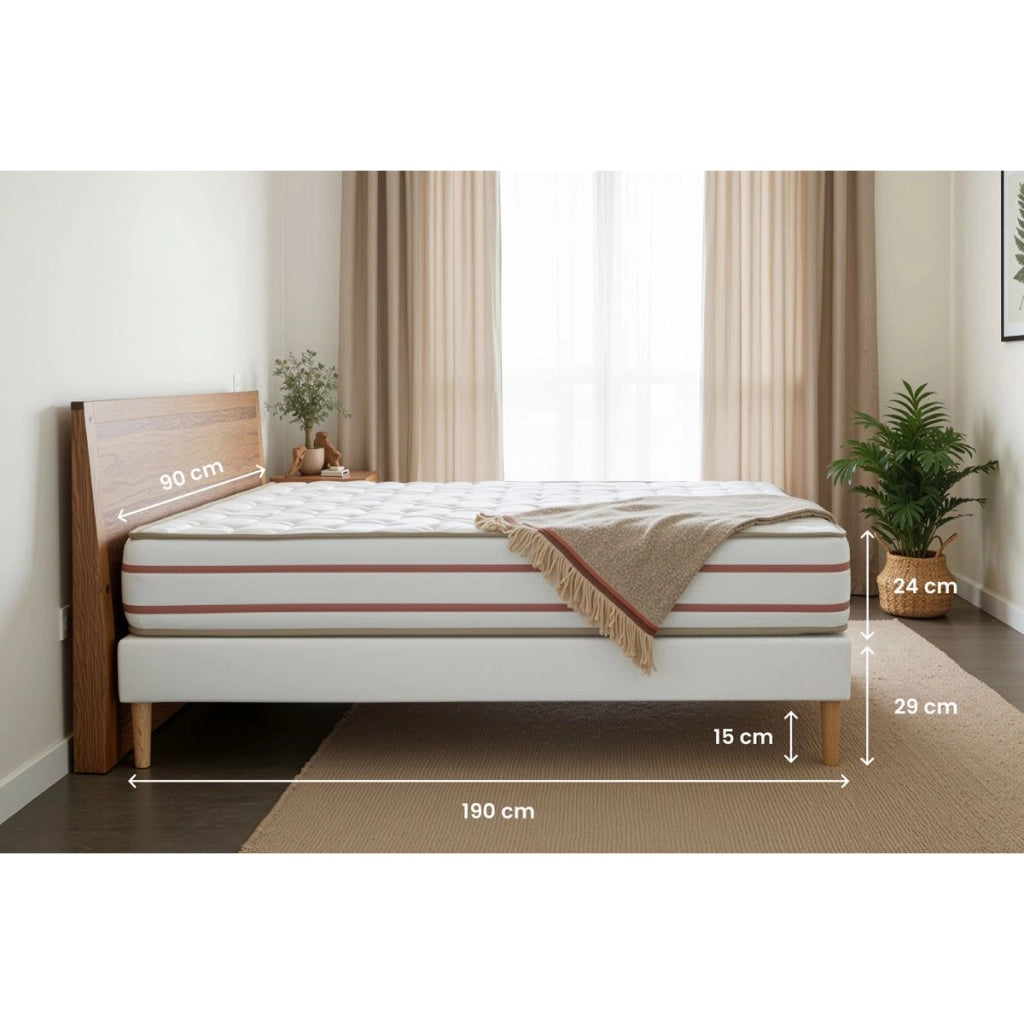 Set materasso e base 90x190 cm - Le Doux