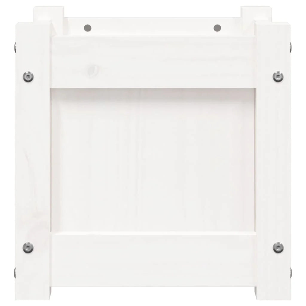 Fioriera aiuola rialzata fioriera aiuola giardino terrazza set da 2 legno massello di pino bianco 02_0039035