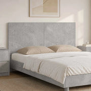 Testiera da Muro HOORN Grigio Cemento Legno ingegnerizzato 897388
