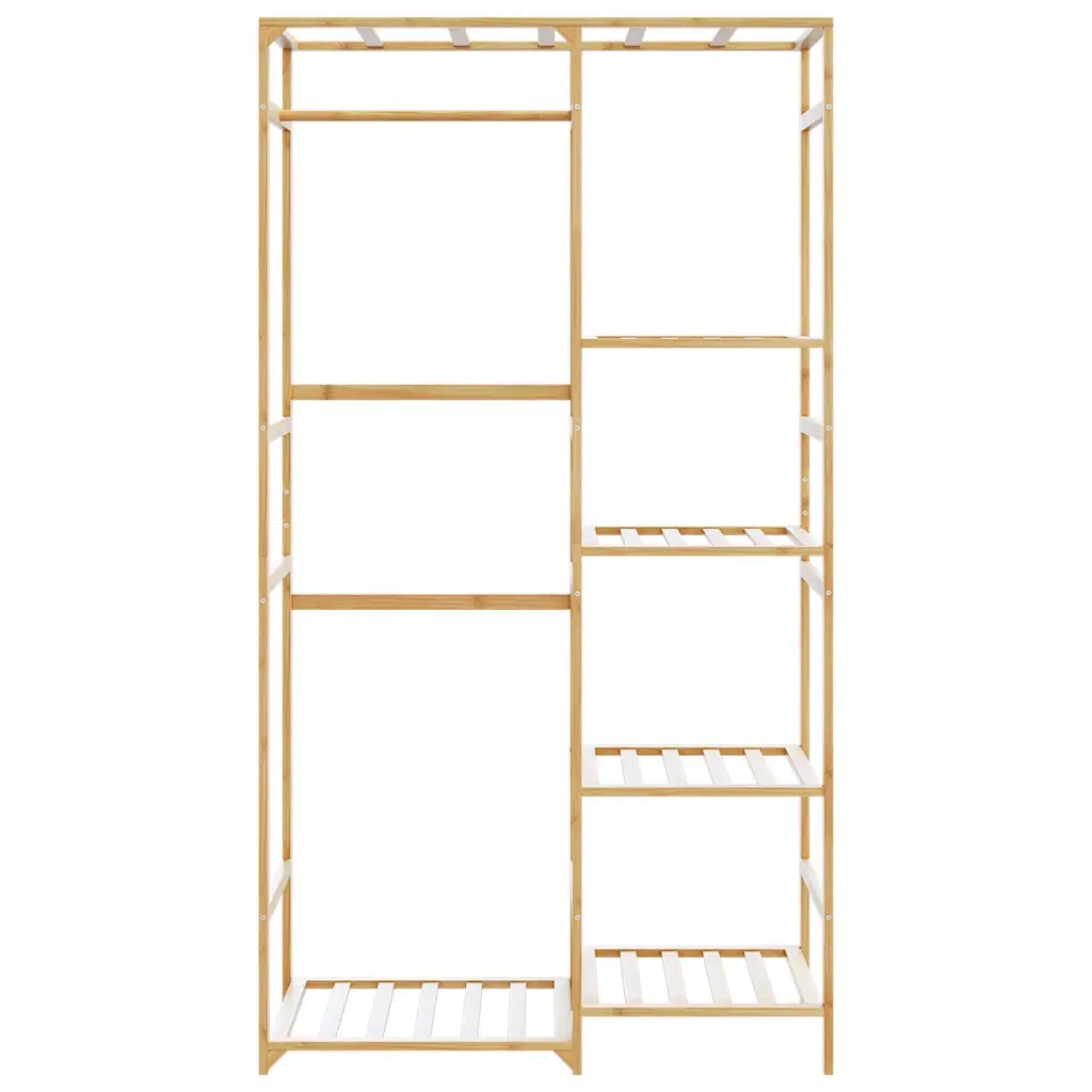 Appendiabiti con Ripiani 100x50x184,5 cm in Bamb¨´ CFW1024709