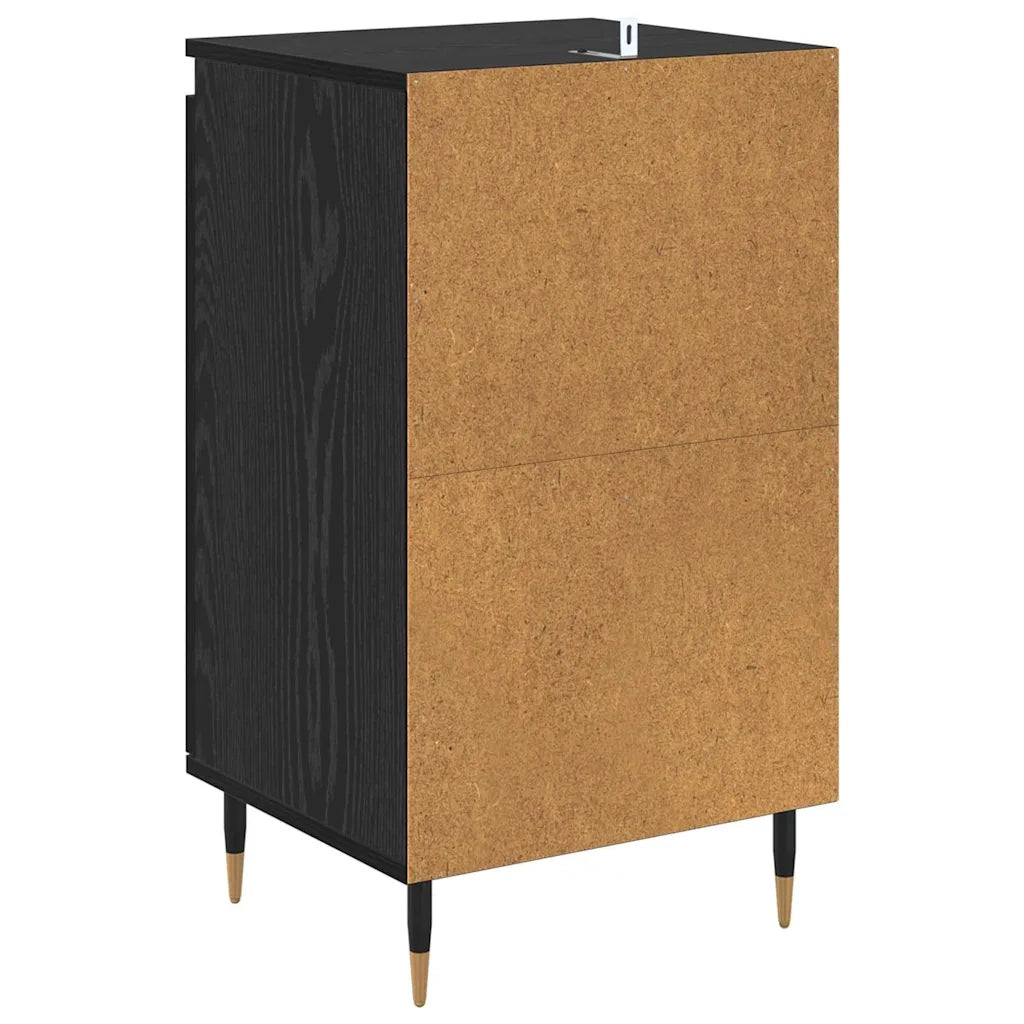 Credenza 2 pz | Madia | Buffet da pranzo | Armadio da pranzo Rovere Nero 40 x 35 x 70 cm