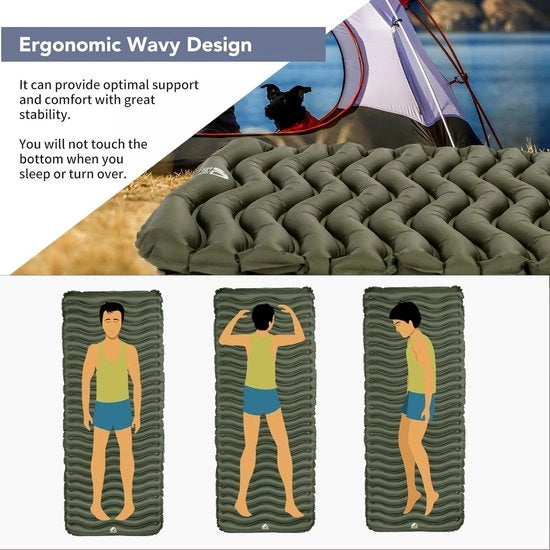 Matras da campeggio gonfiabile - Resistente all'umidità, impermeabile e antiscivolo - MULTI-WAY 

Modello: MULTI-WAY
Dimensioni: 
Peso: 
Materiali: 
Colore: 
Garanzia: