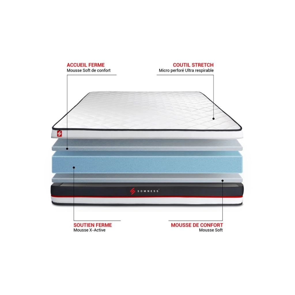 Set materasso e base 140x200 cm - Form
