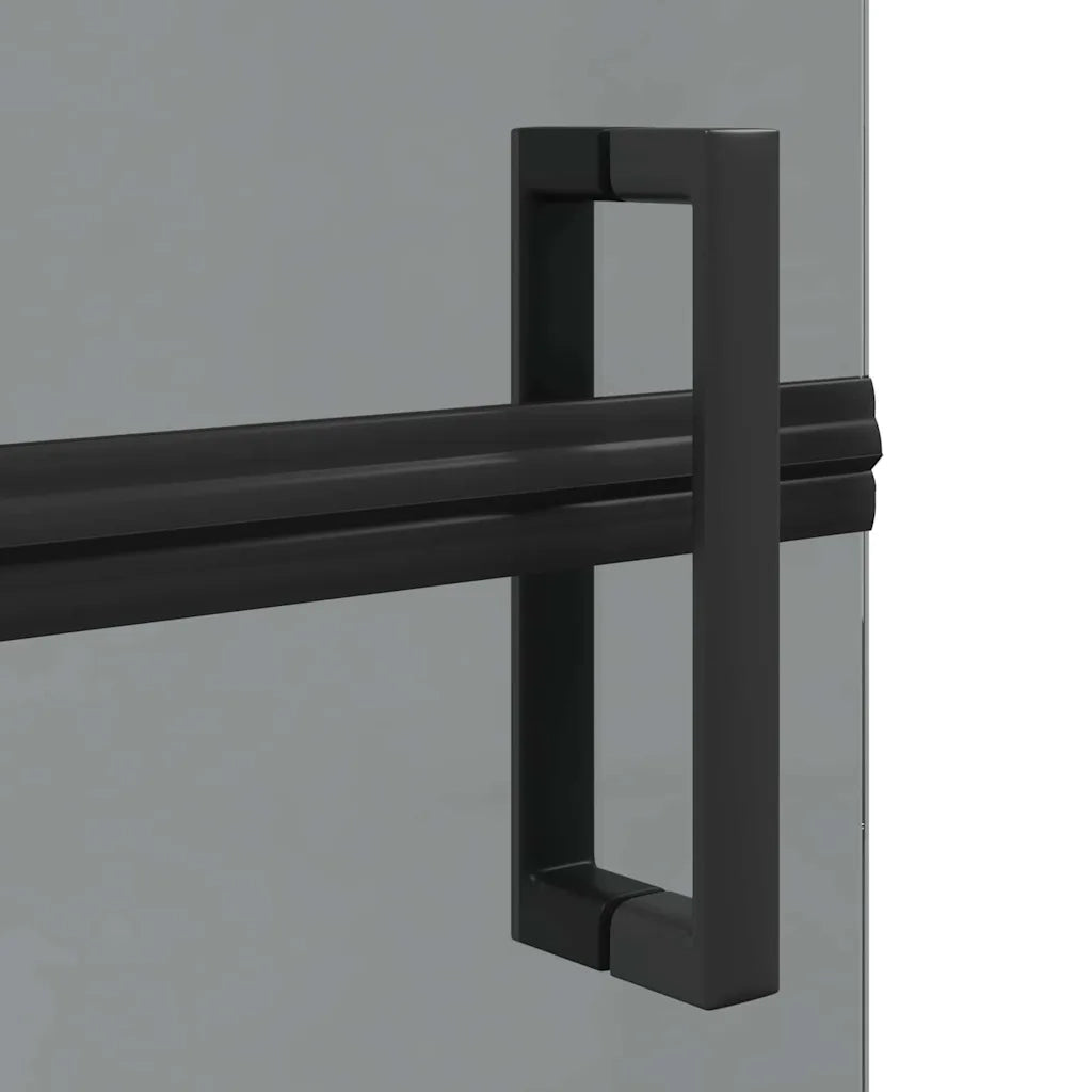 Parete doccia walk-in Nero 90 x 6.5 x 190 cm CFW1873735