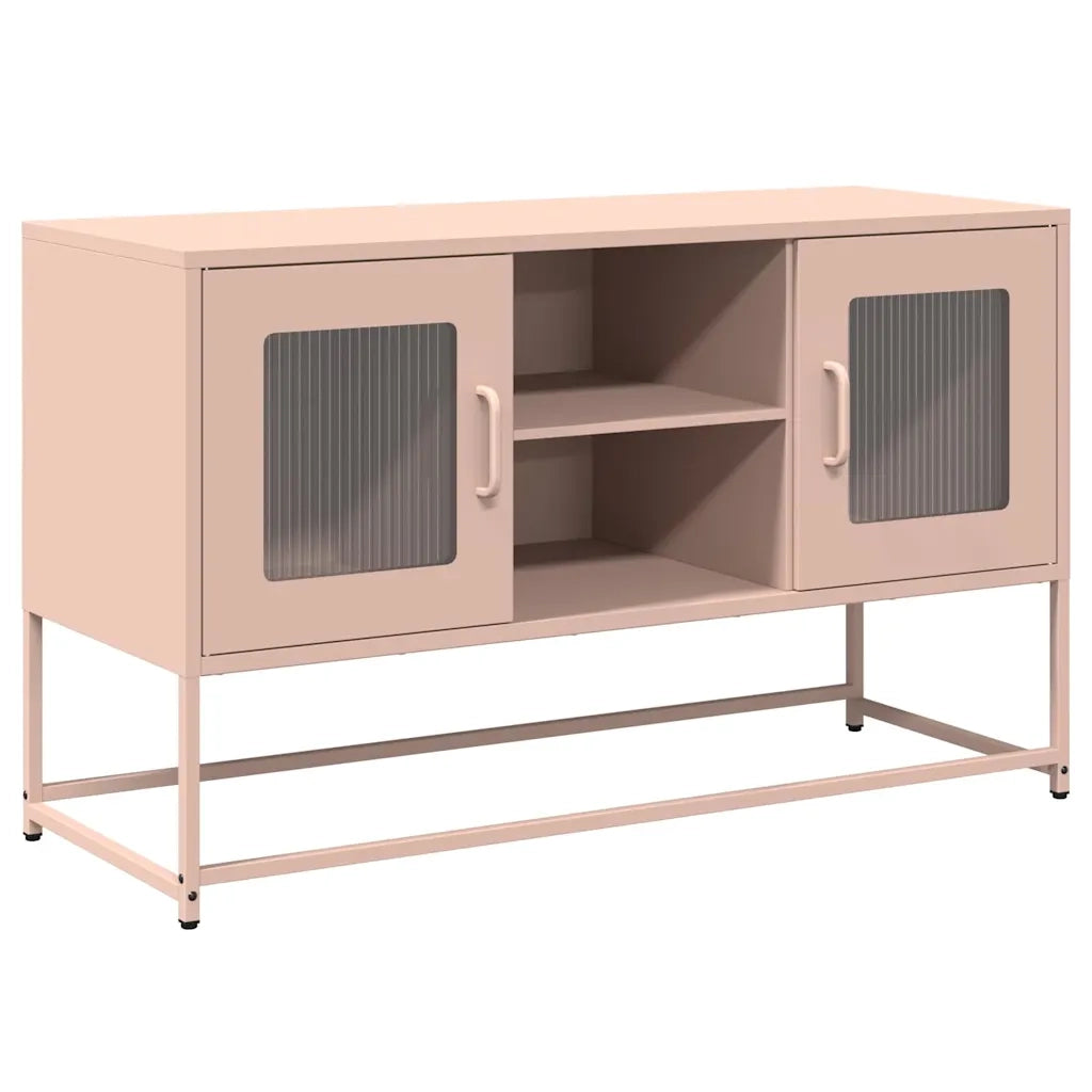 Mobile TV Rosa 100,5x39x60,5 cm in Acciaio