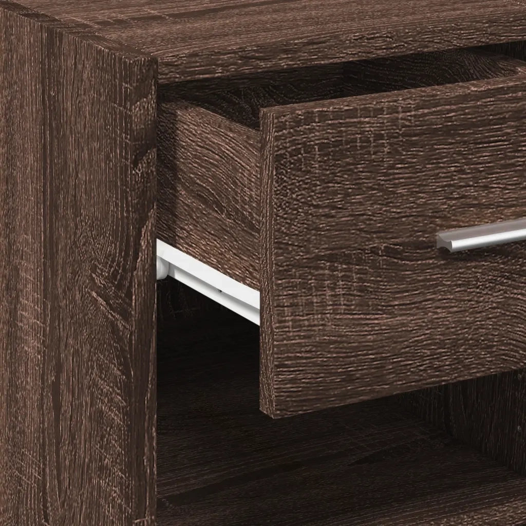Credenza Rovere Marrone 45x42,5x93 cm in Legno Multistrato 846326