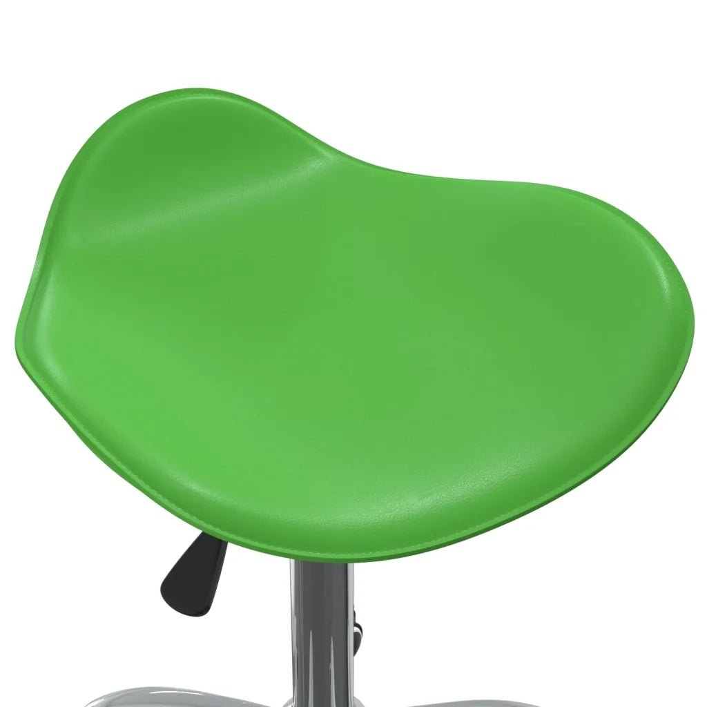 vidaXL Sedia da Ufficio Verde in Similpelle