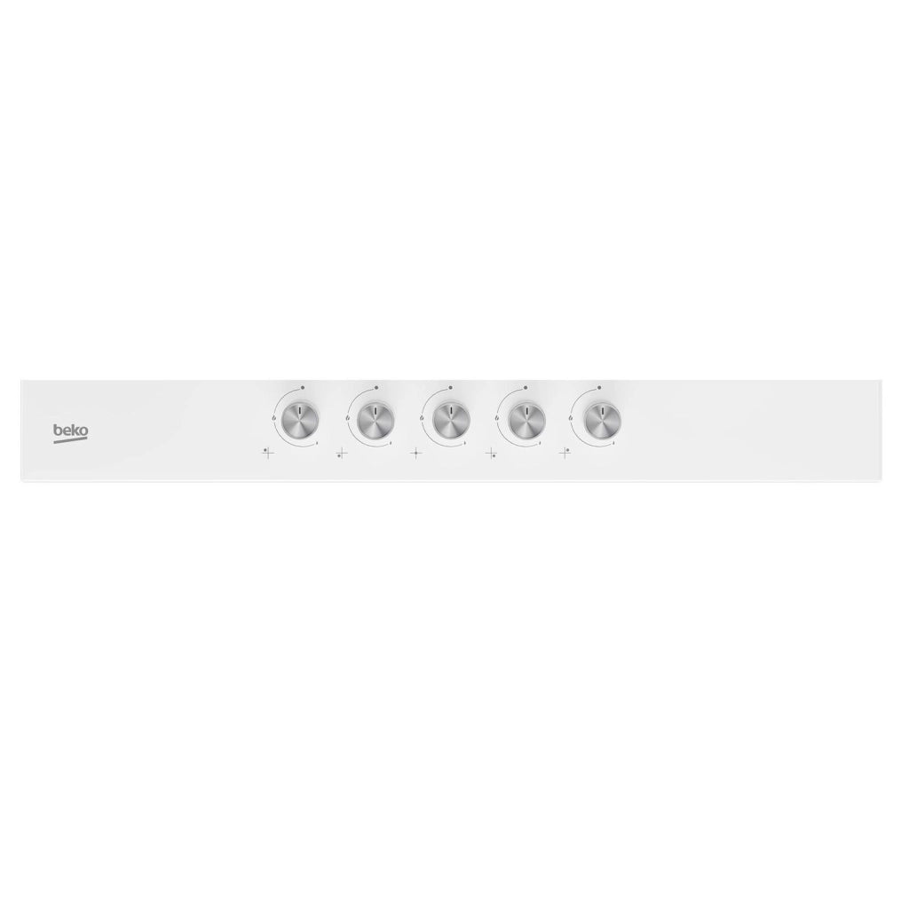 Beko HILW75222SW Bianco Da incasso 75 cm Gas 5 Fornello(i)