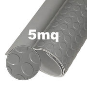1mt x 5mt Pavimento antiscivolo bolflex bullonato copripavimento bollato in pvc 1,2mm - GRIGIO CHIARO