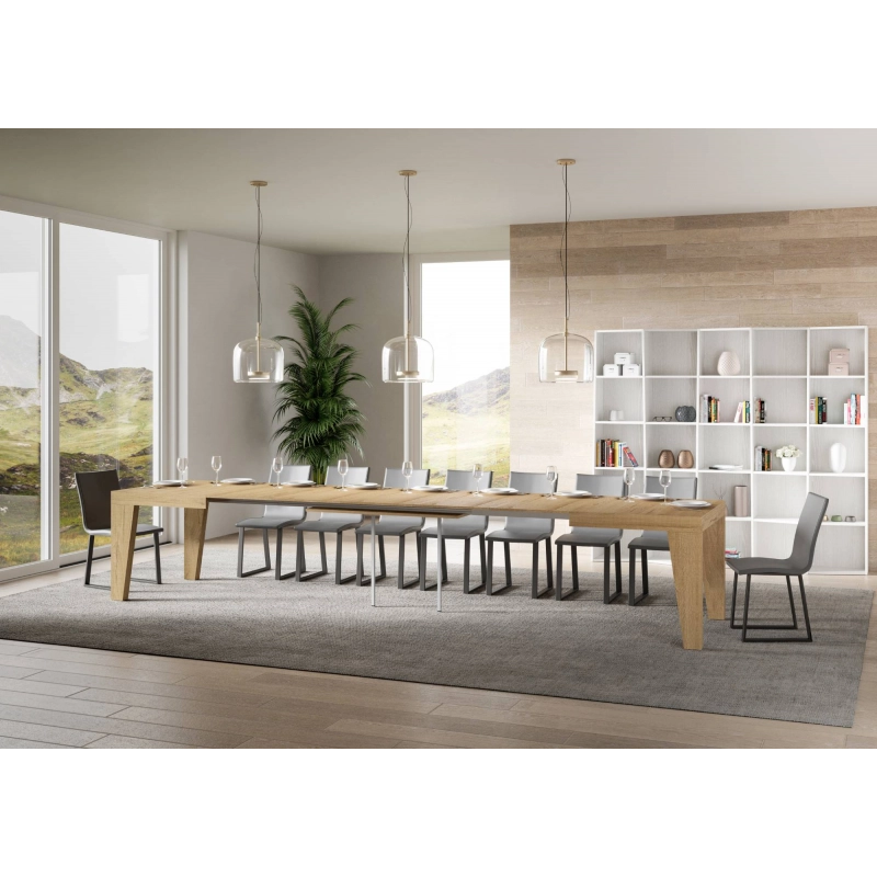 Tavolo allungabile 90x160/420 cm Naxy - Quercia Natura