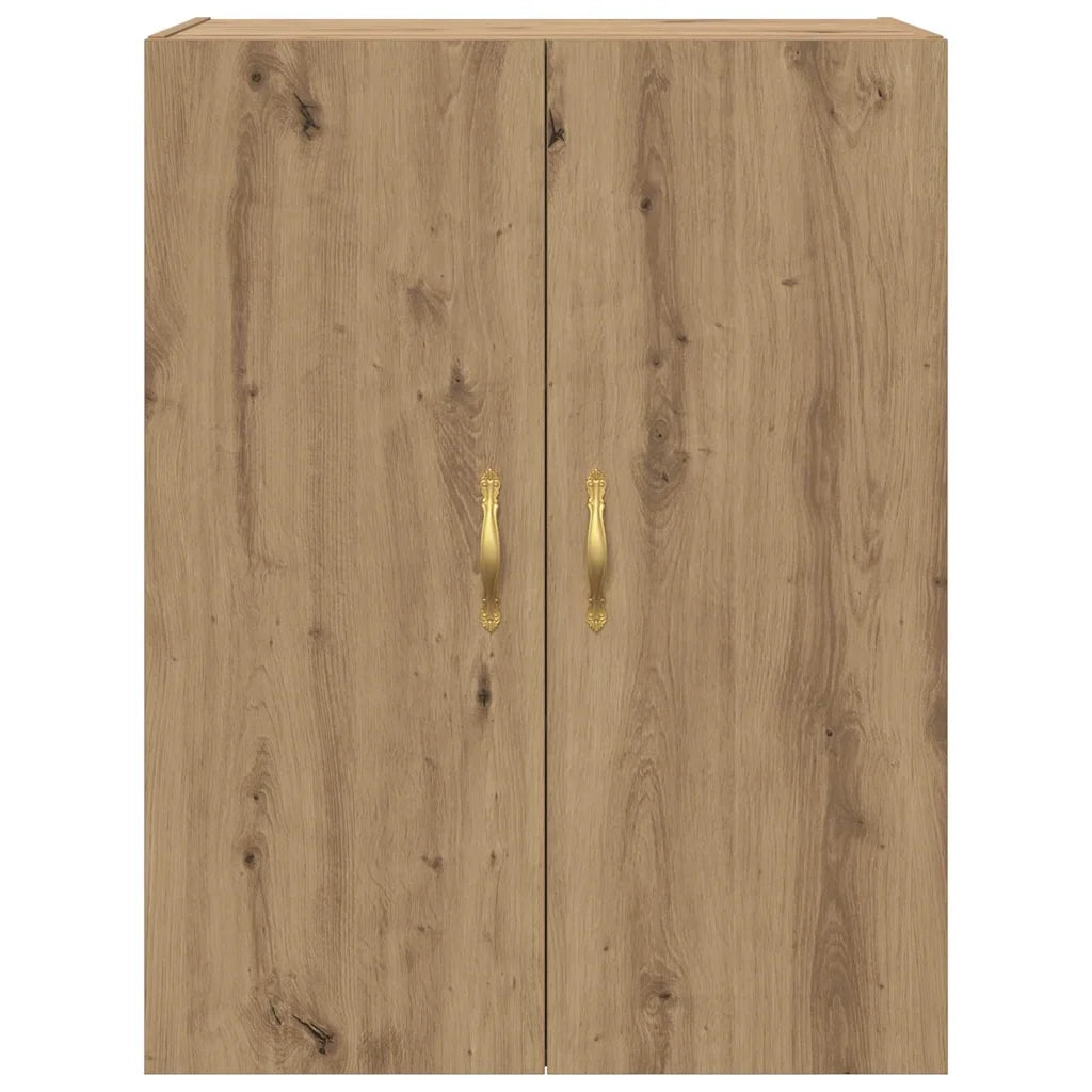 Mobiletto a muro 2 pcs Rovere artigianale 69,5 x 34 x 90 cm
