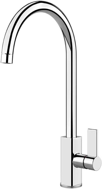 Foster 8441 000 Delta Miscelatore Cucina Monocomando con Canna Girevole 360° in Ottone Cromato colore Cromo