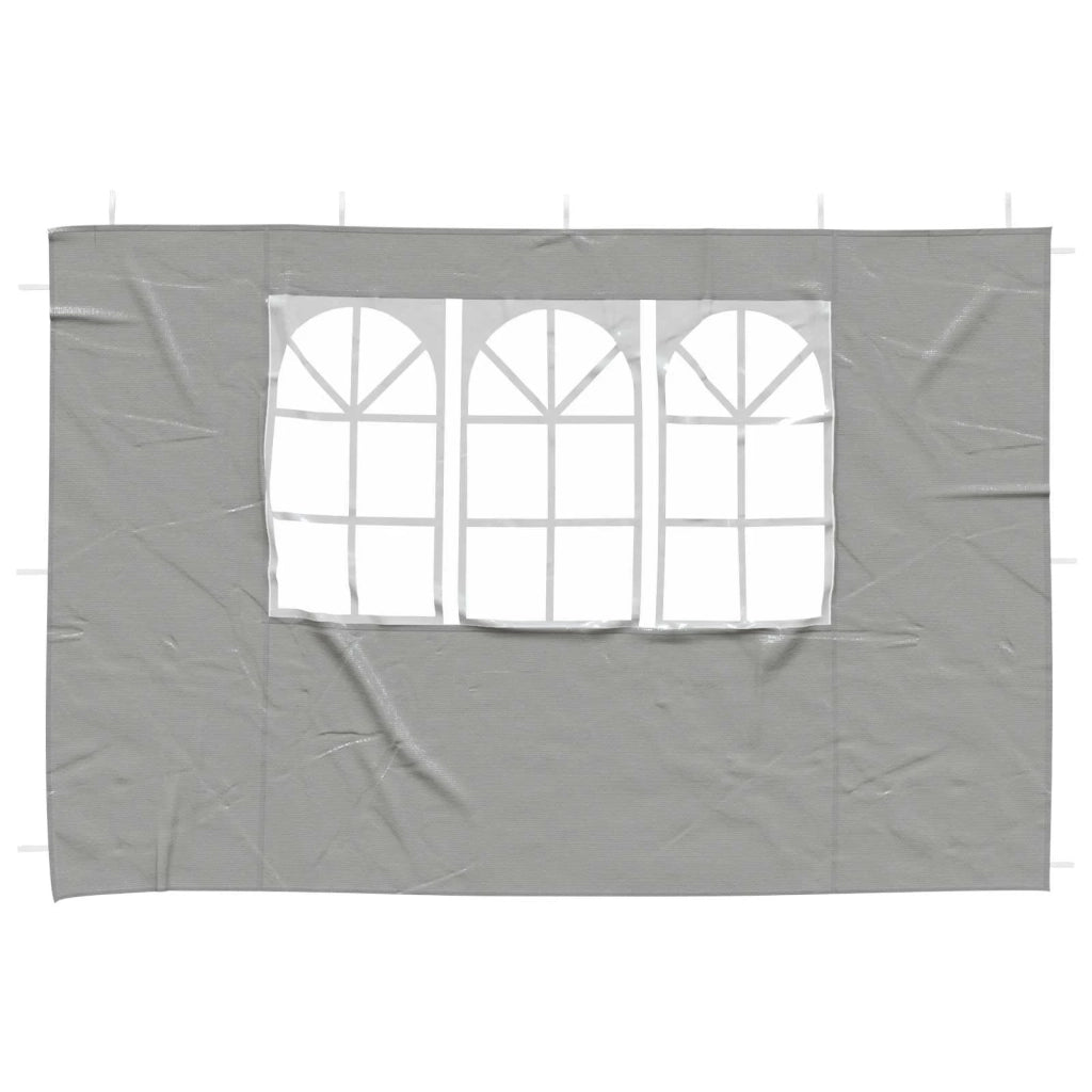 Parete per tenda da festa 2 pcs 300 x 195 cm Grigio Chiaro 42033005
