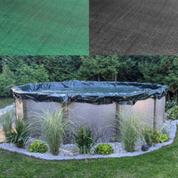 Telo di copertura per piscina rotondo Ø 560 cm 2in1 resistente ai raggi UV inverno estate