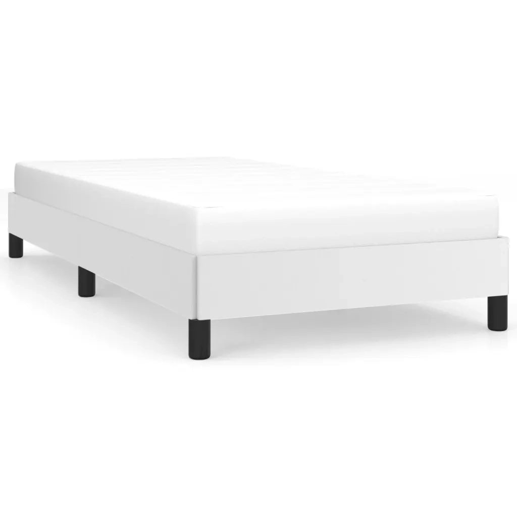 Giroletto-Struttura Letto Bianco 80x200 cm in Similpelle 992967