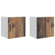 Pensile da cucina | Armadietto a muro PORTO 2 pz Legno vecchio 40 x 31 x 40 cm