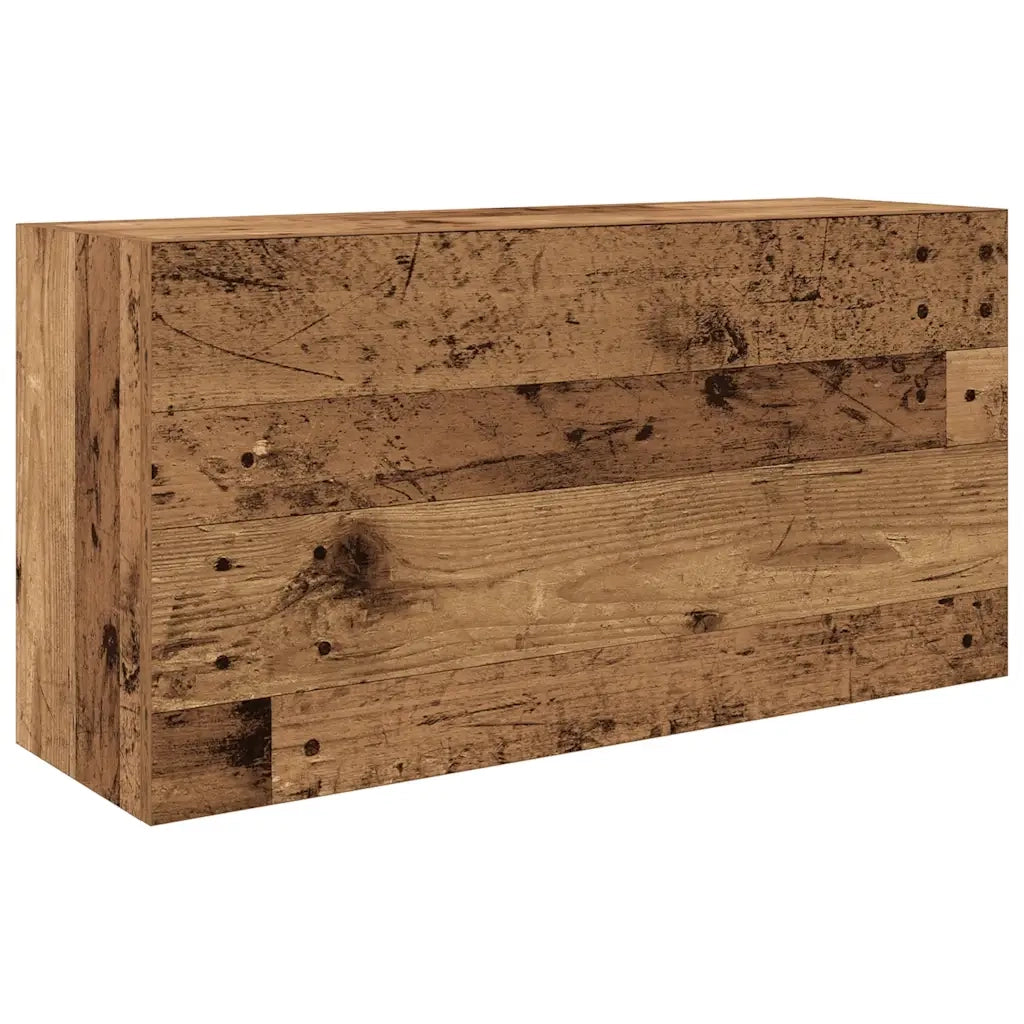 Mobile da Bagno Legno Antico 80x25x40 cm in Truciolato