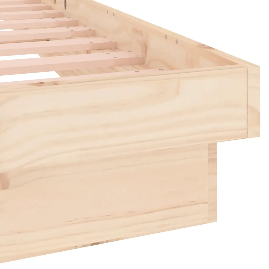 Giroletto con LED 120x200 cm in Legno Massello 819967