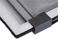 Zanzariera 100x70 cm estensibile fino a 193 cm con scopetta