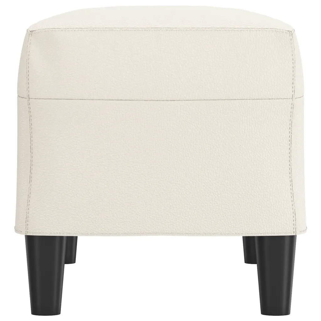 Panca Crema 70x35x41 cm in Similpelle 349392