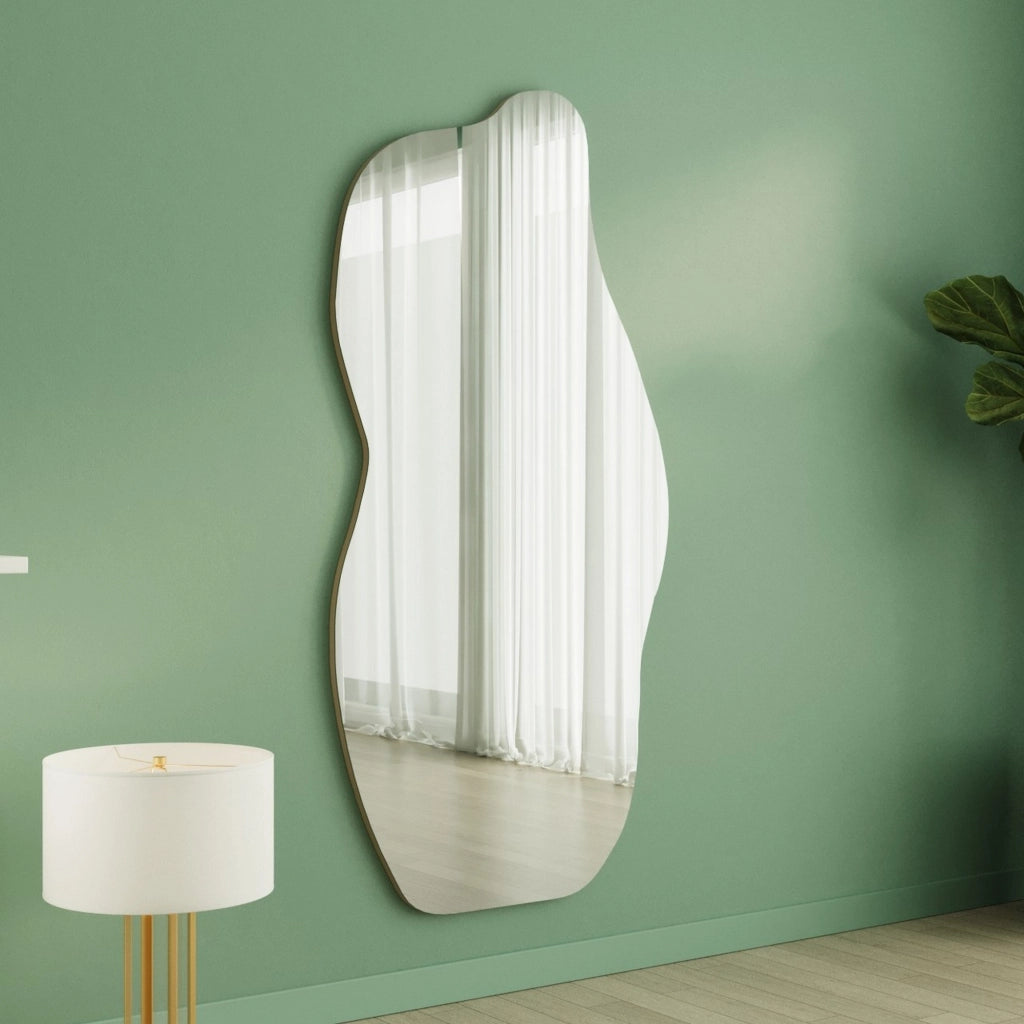 Stresa, Specchio Forma Nuvola, 70x175h cm Trasparente